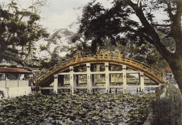 Sumiyoshi Bridge in Osaka